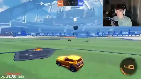 Blox League match in progress with scoreboard and boost gauge
